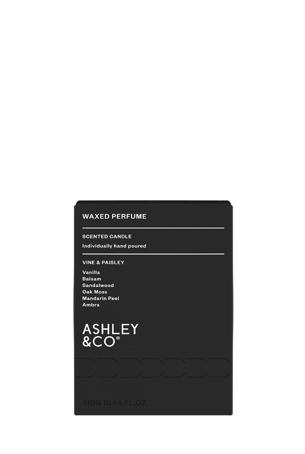 ASHLEY & CO - WAXED PERFUME CANDLE - The Banyan Tree Furniture & Homewares