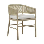 GLOBEWEST CORSICA ROPE DINING ARMCHAIR