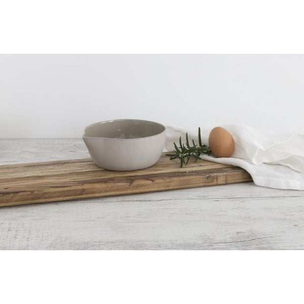 FLAX BOWL WITH POURER - The Banyan Tree Furniture & Homewares