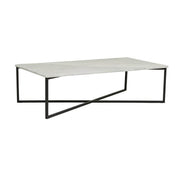 GLOBEWEST ELLE LUXE RECTANGLE COFFEE TABLE