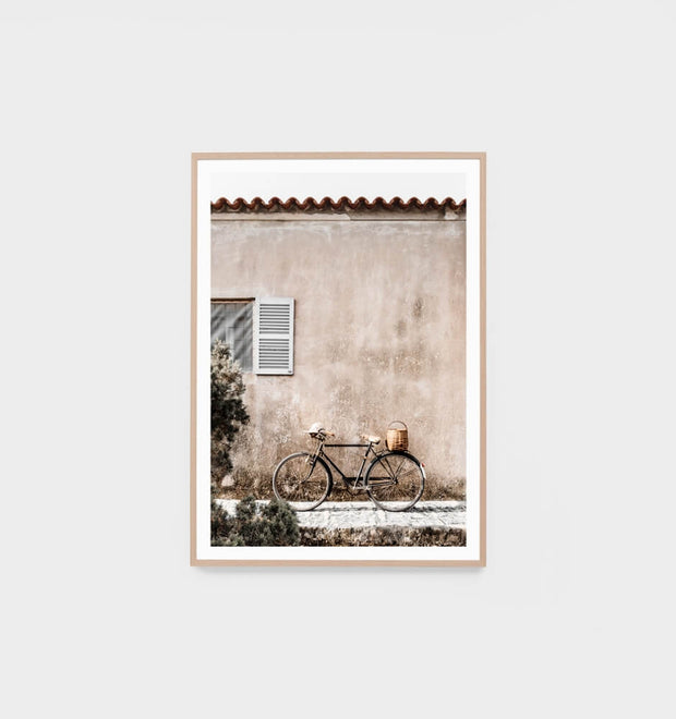 SUMMER BICYCLE FRAMED PRINT