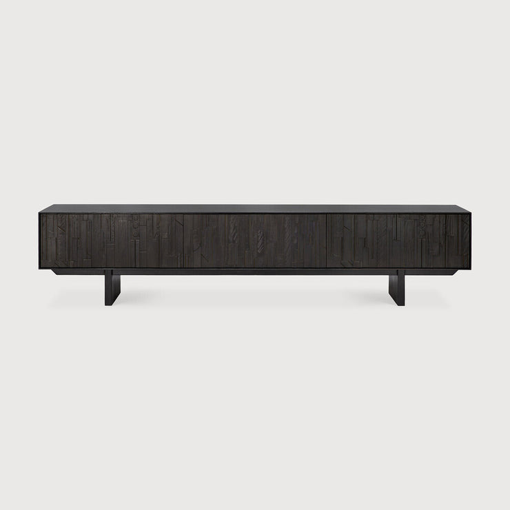 ETHNICRAFT TEAK MOSAIC TV STAND