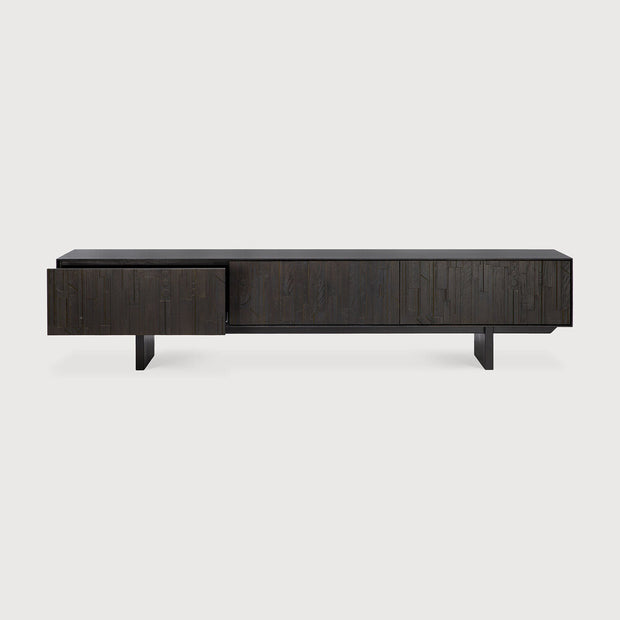 ETHNICRAFT TEAK MOSAIC TV STAND