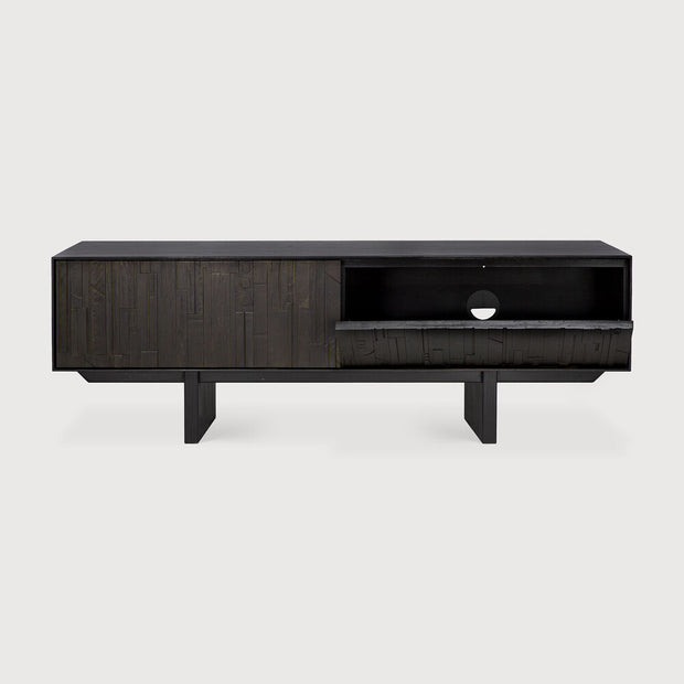 ETHNICRAFT TEAK MOSAIC TV STAND