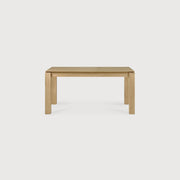 ETHNICRAFT OAK SLICE EXTENDABLE DINING TABLE 160-240