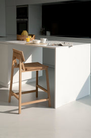 ETHNICRAFT OAK N3 KITCHEN STOOL