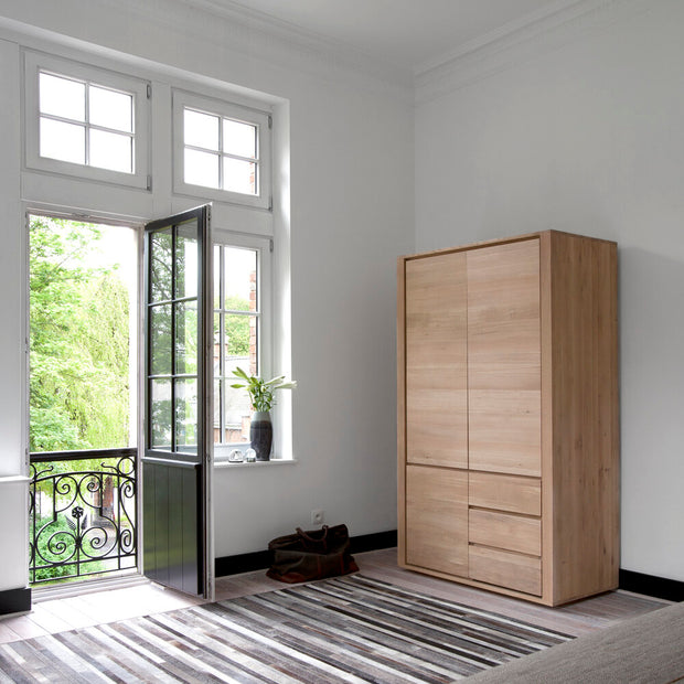 ETHNICRAFT OAK SHADOW DRESSER BY ALAIN VAN HAVRE