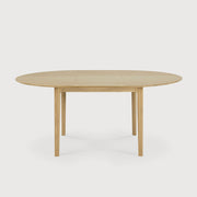 ETHNICRAFT BOK EXTENDABLE ROUND DINING TABLE