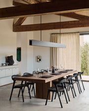 ETHNICRAFT DOUBLE EXTENSION DINING TABLE