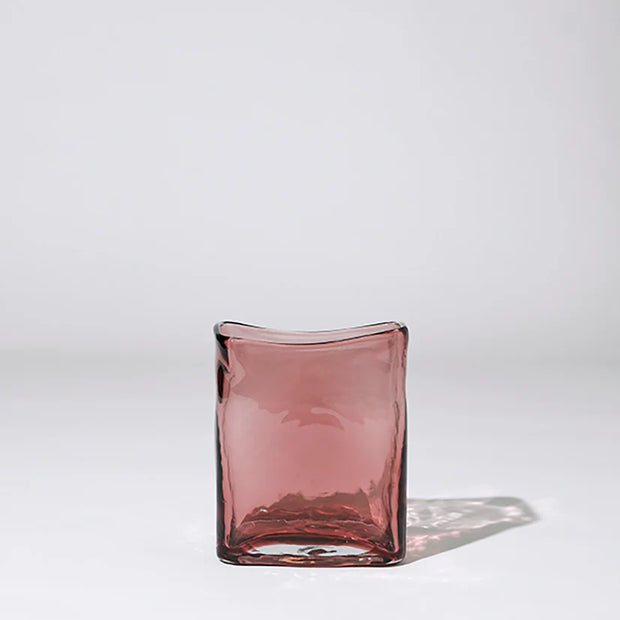 MARMOSET FOUND BLOCK VASE ROSE LARGE