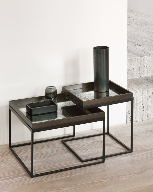 ETHNICRAFT SQUARE TRAY COFFEE TABLE SET