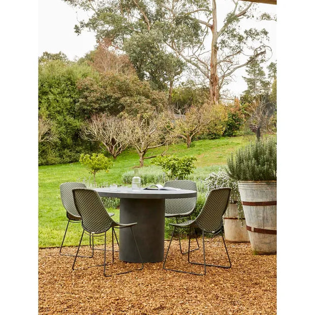 GLOBEWEST PETRA ROUND DINING TABLE