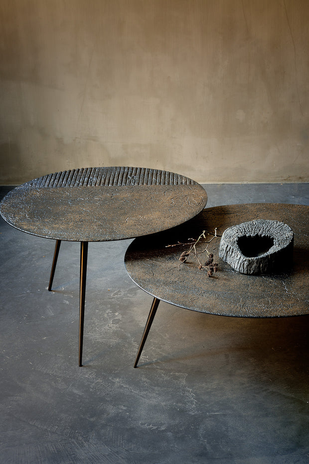 ETHNICRAFT LUNA COFFEE TABLE LAVA WHISKEY 65