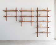 ETHNICRAFT MAHOGANY PI WALL SHELF