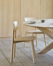ETHNICRAFT OAK CASALE DINING CHAIR