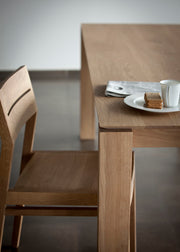 ETHNICRAFT OAK SLICE DINING TABLE