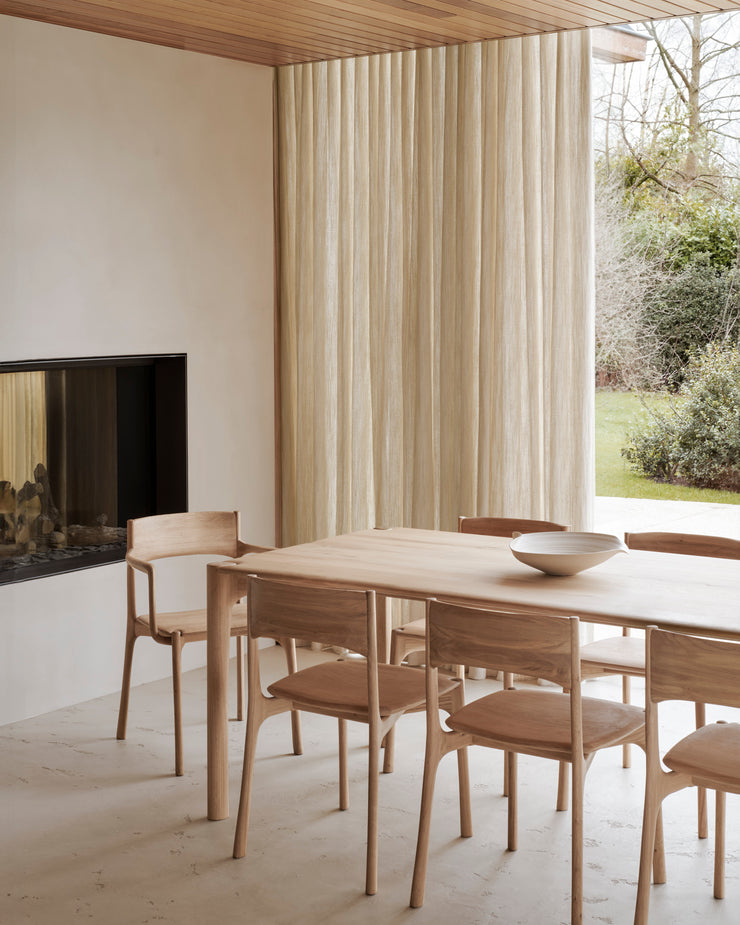 ETHNICRAFT PI DINING CHAIR WITH ARMREST BY ALAIN VAN HAVRE
