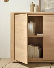 ETHNICRAFT OAK SHADOW 2 DOOR SIDEBOARD
