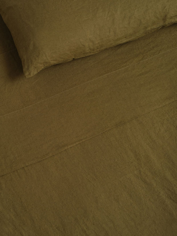 CARLOTTA & GEE 100% LINEN FLAT SHEET