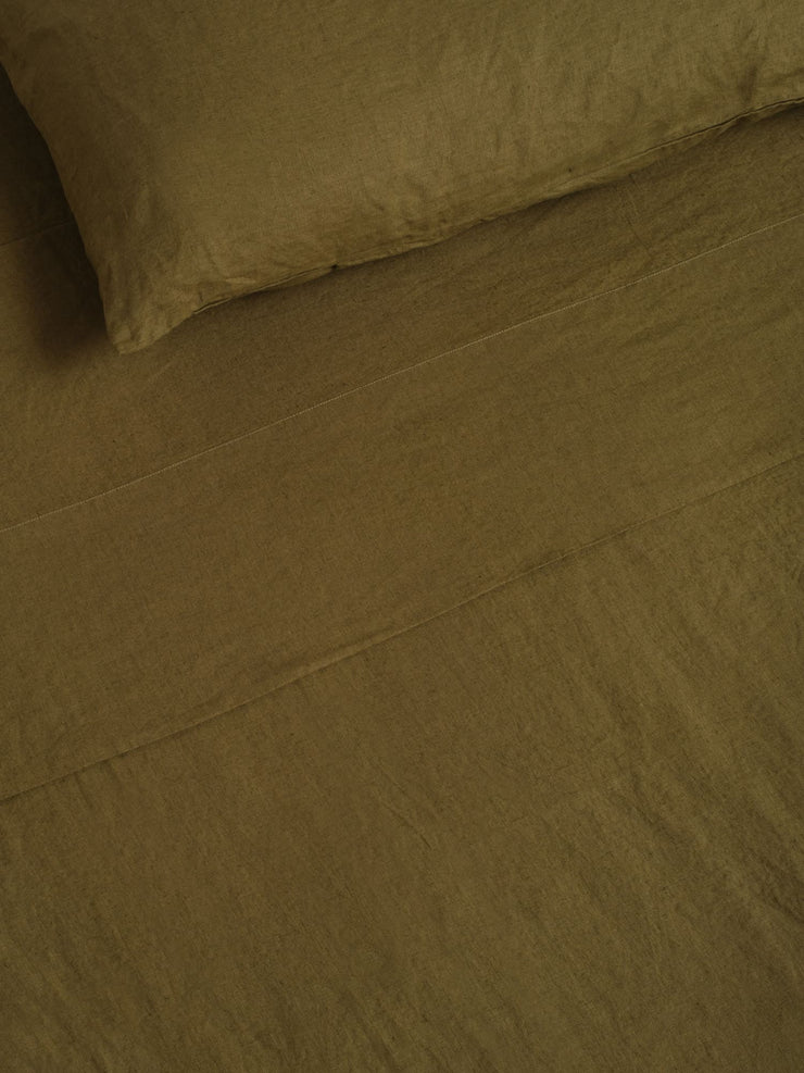 CARLOTTA & GEE 100% LINEN FLAT SHEET