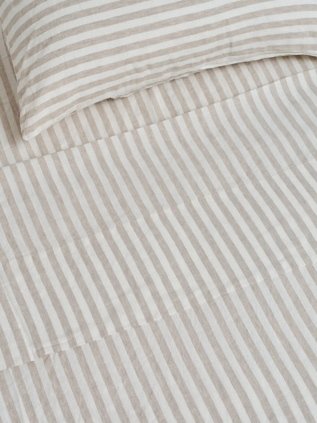 CARLOTTA & GEE 100% LINEN FLAT SHEET