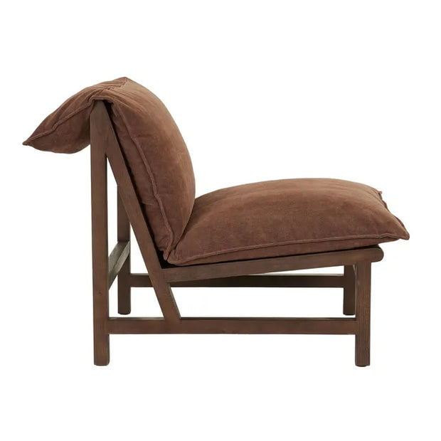 GLOBEWEST SKETCH CANTALOUPE OCCASIONAL CHAIR