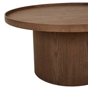 GLOBEWEST CLASSIQUE PEDESTAL COFFEE TABLE