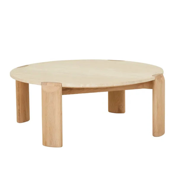 GLOBE WEST WILLA MARBLE COFFEE TABLE