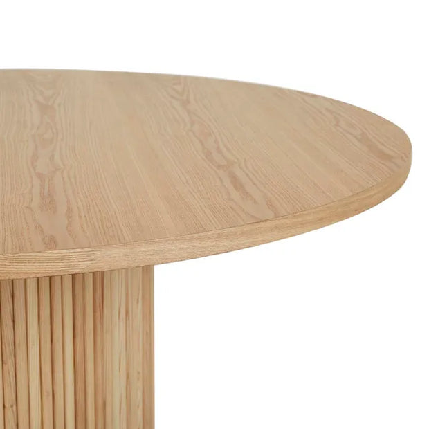 GLOBEWEST BENJAMIN RIPPLE ROUND DINING TABLE