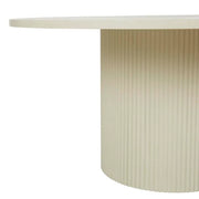 GLOBEWEST BENJAMIN RIPPLE ROUND DINING TABLE