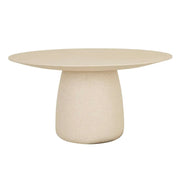 LIVORNO SPHERE DINING TABLE - SAND FLECK