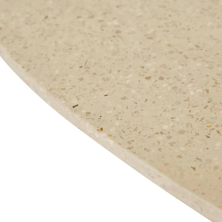 LIVORNO SPHERE DINING TABLE - SAND FLECK