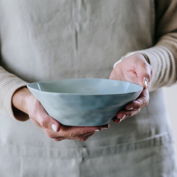 FLAX FRUIT BOWL 19CM