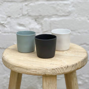 FLAX CERAMIC ROUND CUP