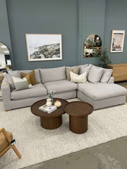 MOLMIC SHONA 3 SEATER 1 ARM AND CORNER CHAISE EX -FLOOR STOCK