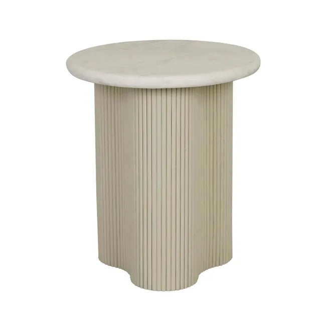 GLOBEWEST ARTIE WAVE RIPPLE SIDE TABLE