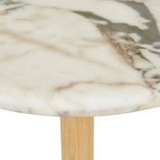 GLOBEWEST CAMILLE MARBLE SIDE TABLE