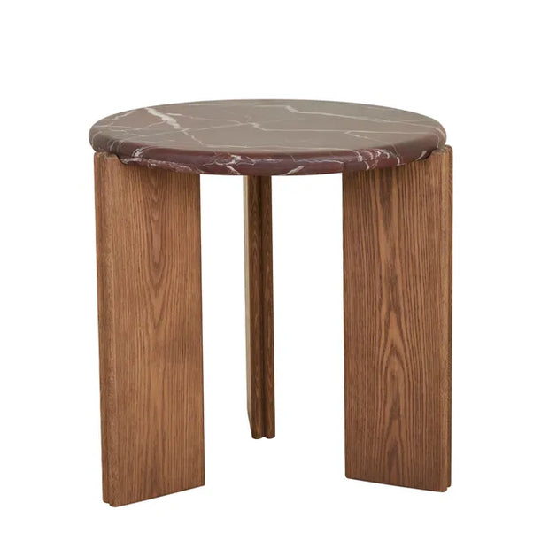 GLOBEWEST RAY MARBLE SIDE TABLE