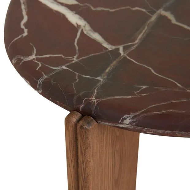 GLOBEWEST RAY MARBLE SIDE TABLE