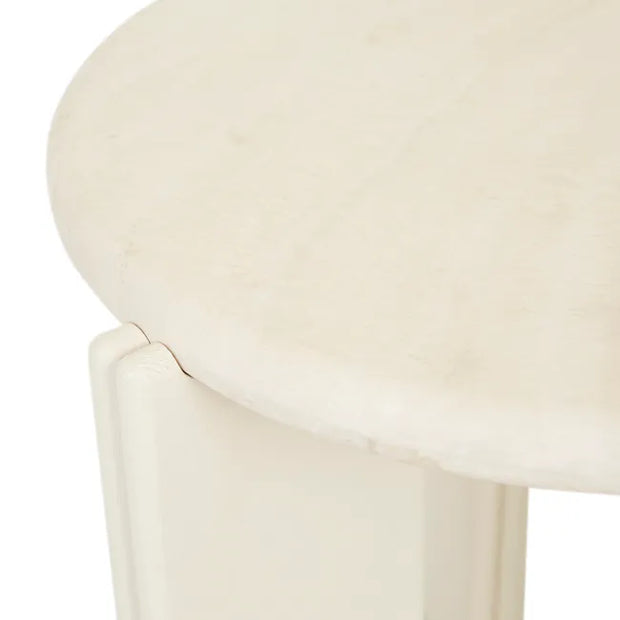 GLOBEWEST RAY MARBLE SIDE TABLE