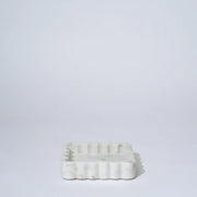 MARMOSET FOUND MARBLE RECTANGLE RIBBED CATCHALL