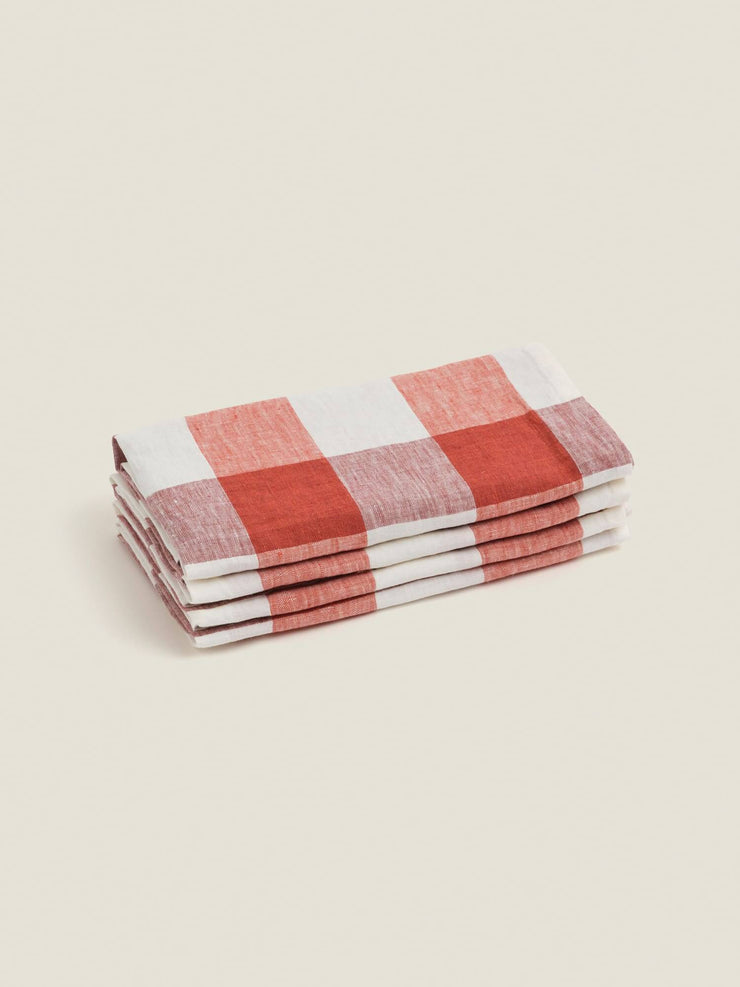 CARLOTTA & GEE 100% LINEN NAPKIN SET