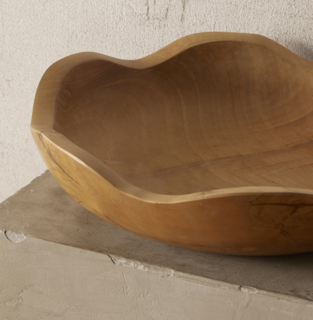 AUDREY TEAK BOWL