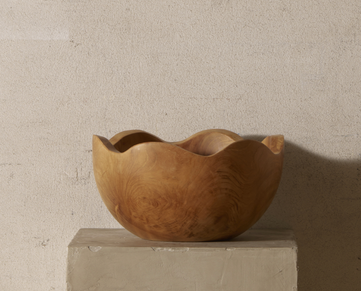 AUDREY TEAK BOWL