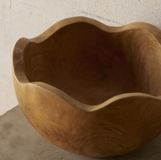 AUDREY TEAK BOWL