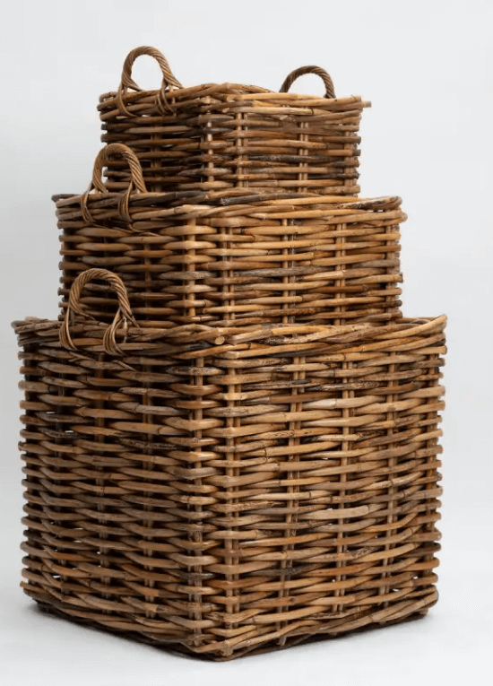 WICKA ASPEN SQUARE HEAVY DUTY BASKET