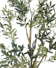 FAUX GREEN OLIVE TREE