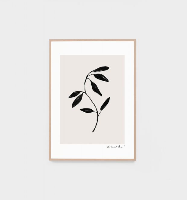 BOTANICAL MUSE 1 - FRAMED PRINT