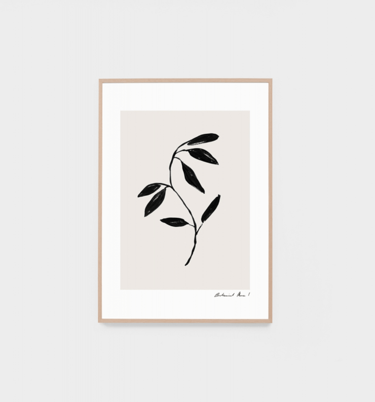 BOTANICAL MUSE 1 - FRAMED PRINT