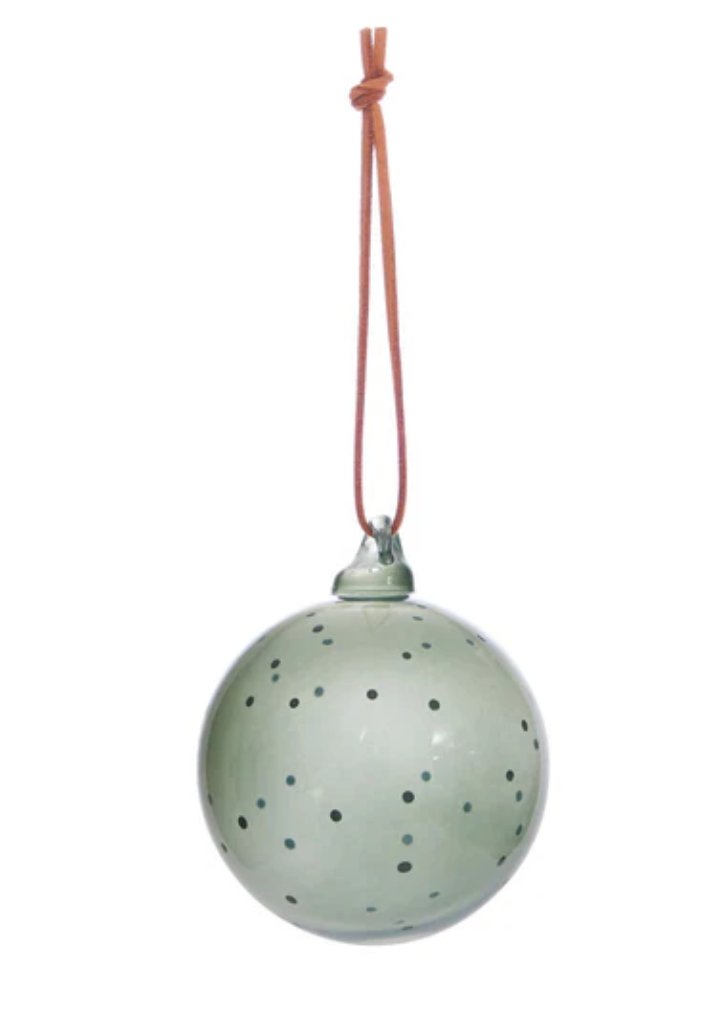 OYOY NATALE DOT GLASS BALL DECORATION